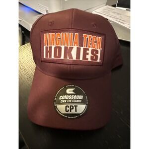 Men's Colosseum  Maroon Virginia Tech Hokies Positraction Snapback Hat Brand New